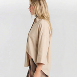 Relaxed Oversized Button Shirt – Lightweight Casual Blouse