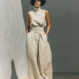 Kaizo Women’s Sleeveless Two Piece Set Wide Leg Pants Summer Outfit
