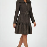 Brown Short Tailored Coat