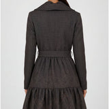 Brown Short Tailored Coat
