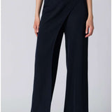 Navy Wide Leg Pants
