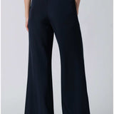 Navy Wide Leg Pants