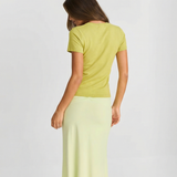 Classic Short Sleeve Knit Top – Soft Fitted Everyday Tee