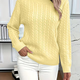 Women’s Cable Knit Winter Jumper