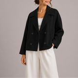 Minimalist Fitted Jacket for Women – Modern Structure, Effortless Elegance
