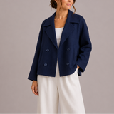Minimalist Fitted Jacket for Women – Modern Structure, Effortless Elegance