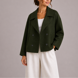 Minimalist Fitted Jacket for Women – Modern Structure, Effortless Elegance