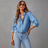 Classic Denim Button Shirt for Effortless Casual Style