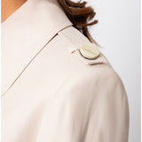 Beige Classic Long Coat