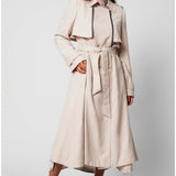 Beige Classic Long Coat