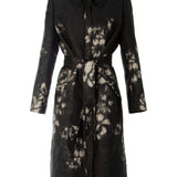 Silver Floral Jacquard Light Coat