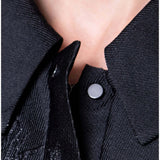 Silver Floral Jacquard Light Coat