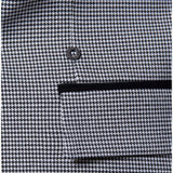 Multicolor Houndstooth Tailored Blazer