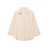 Relaxed Oversized Button Shirt – Lightweight Casual Blouse
