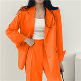 Kaizo Elegant Tailored Blazer and Trouser Set with Modern Relaxed Fit