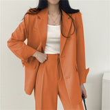 Kaizo Elegant Tailored Blazer and Trouser Set with Modern Relaxed Fit