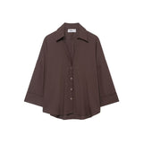 Relaxed Oversized Button Shirt – Lightweight Casual Blouse