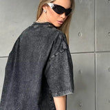 Vintage Wash Oversized Crewneck T-Shirt