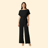 Women's Elegant Tie-Waist Jumpsuit