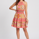Women's Short Romper with Wrap Neckline for Summer