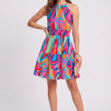 Women's Short Romper with Wrap Neckline for Summer