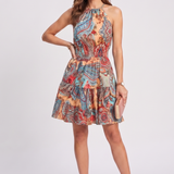 Women's Short Romper with Wrap Neckline for Summer