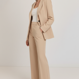 Kaizo Women's Tailored Two-Piece Pantsuit Set with Blazer and Trousers