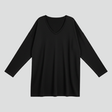 Women’s Top with V Neckline and Long Sleeves