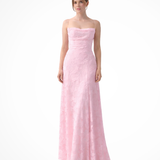 Women's Floral Maxi Dress Spaghetti Strap Backless Wedding Guest