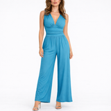 Chic Sleeveless Wide-Leg Jumpsuit