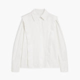 Women's boxy shirt with multiple buttons