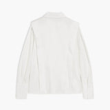 Women's boxy shirt with multiple buttons