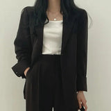 Kaizo Elegant Tailored Blazer and Trouser Set with Modern Relaxed Fit