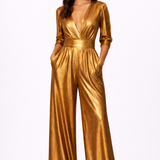 Sarah Womens Wide Leg Jumpsuit