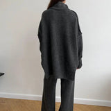 Kaizo Relaxed Turtleneck Knit Lounge Set
