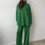 Kaizo Relaxed Turtleneck Knit Lounge Set