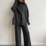 Kaizo Relaxed Turtleneck Knit Lounge Set