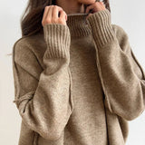 Kaizo Relaxed Turtleneck Knit Lounge Set