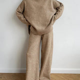 Kaizo Relaxed Turtleneck Knit Lounge Set
