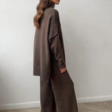 Kaizo Relaxed Turtleneck Knit Lounge Set