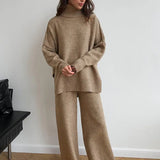 Kaizo Relaxed Turtleneck Knit Lounge Set