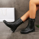 Chic Round-Toe Boots