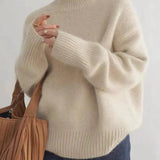 Women's Cashmere Turtleneck Jumper Oversized Fit