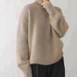Women's Cashmere Turtleneck Jumper Oversized Fit