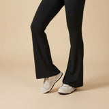 Sleeveless Sculpting Flared Leg Jumpsuit